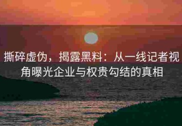 撕碎虚伪，揭露黑料：从一线记者视角曝光企业与权贵勾结的真相