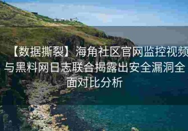 【数据撕裂】海角社区官网监控视频与黑料网日志联合揭露出安全漏洞全面对比分析