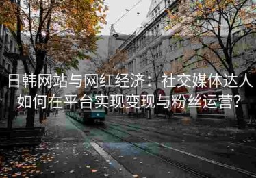 日韩网站与网红经济：社交媒体达人如何在平台实现变现与粉丝运营？